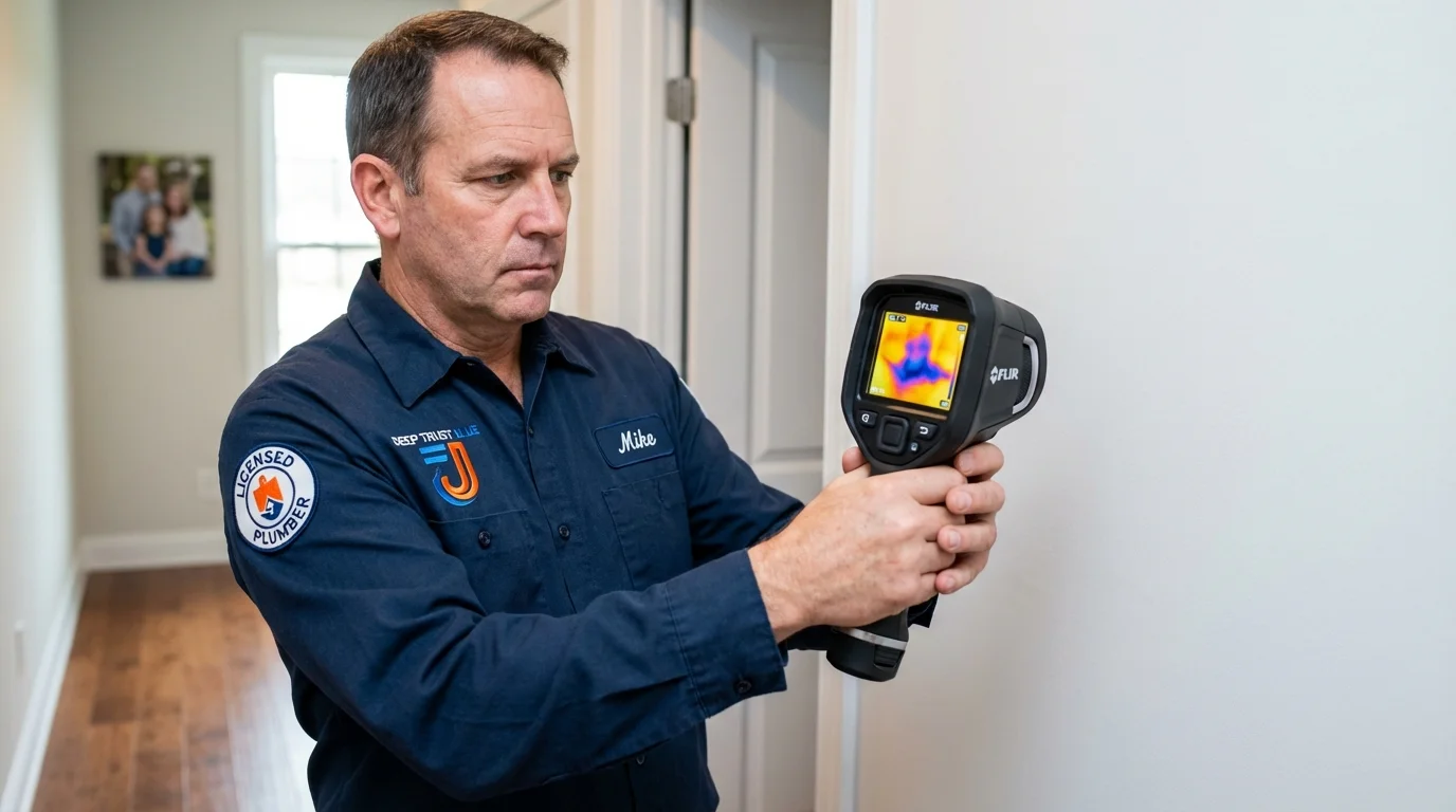 Thermal imaging leak detection by Johns Plumbing LLC in Lynbrook